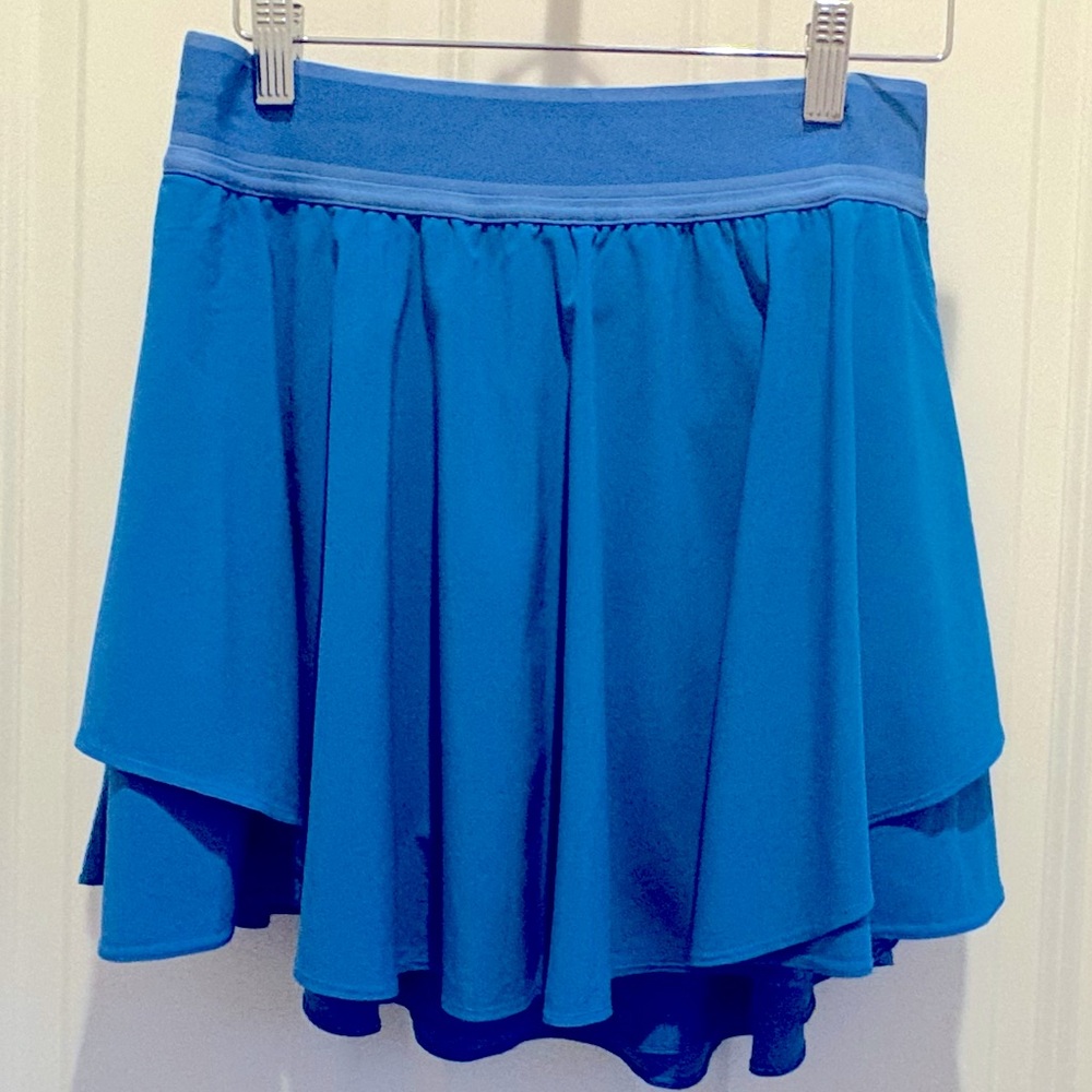 lululemon athletica Blue Tiered Skirt